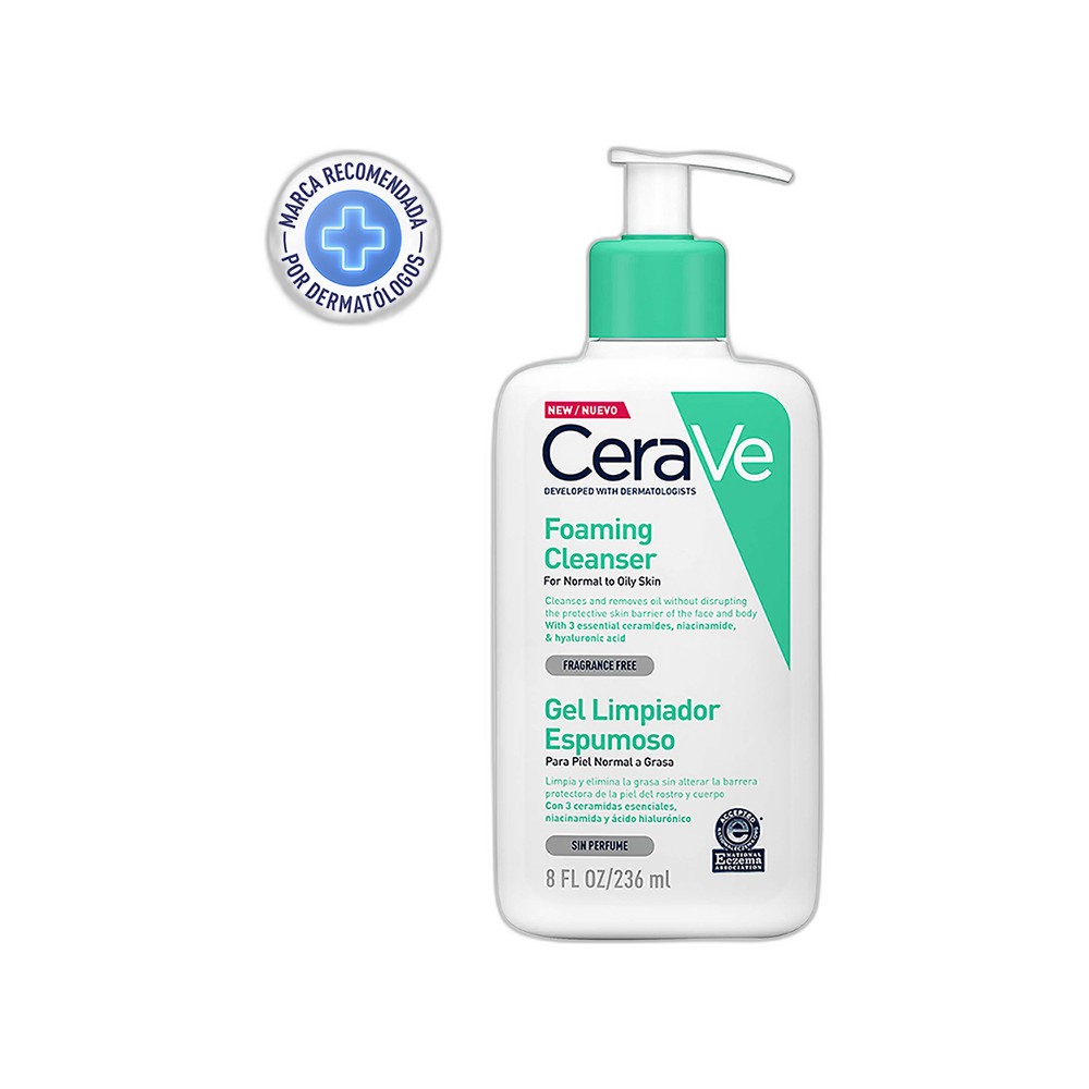 CERAVE FOAMING CLEANSER LIMPIADOR 236ML